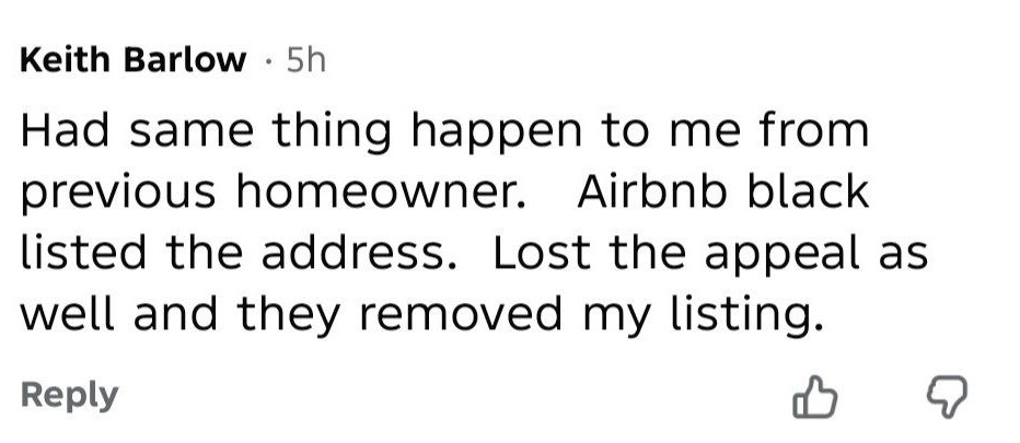 airbnb listing cancellation