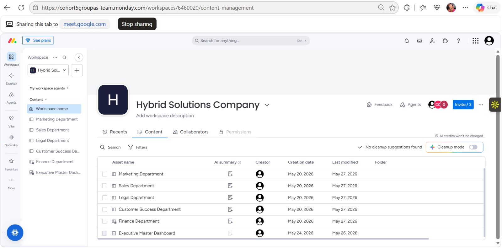 Monday.com project screenshot 3