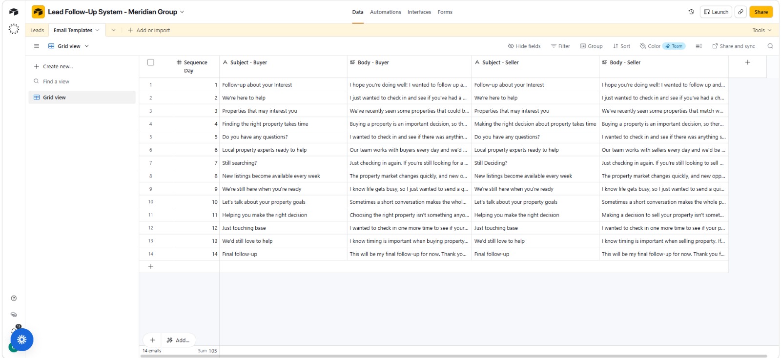 Airtable project screenshot 22